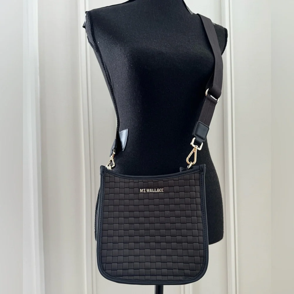 MZ WALLACE NEW MAGNET WOVEN BOX CROSSBODY BAG - Picture 5 of 15